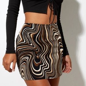 Motel Rocks 70s Ripple Skirt